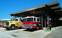 image of SDFD fire station 34 rigs